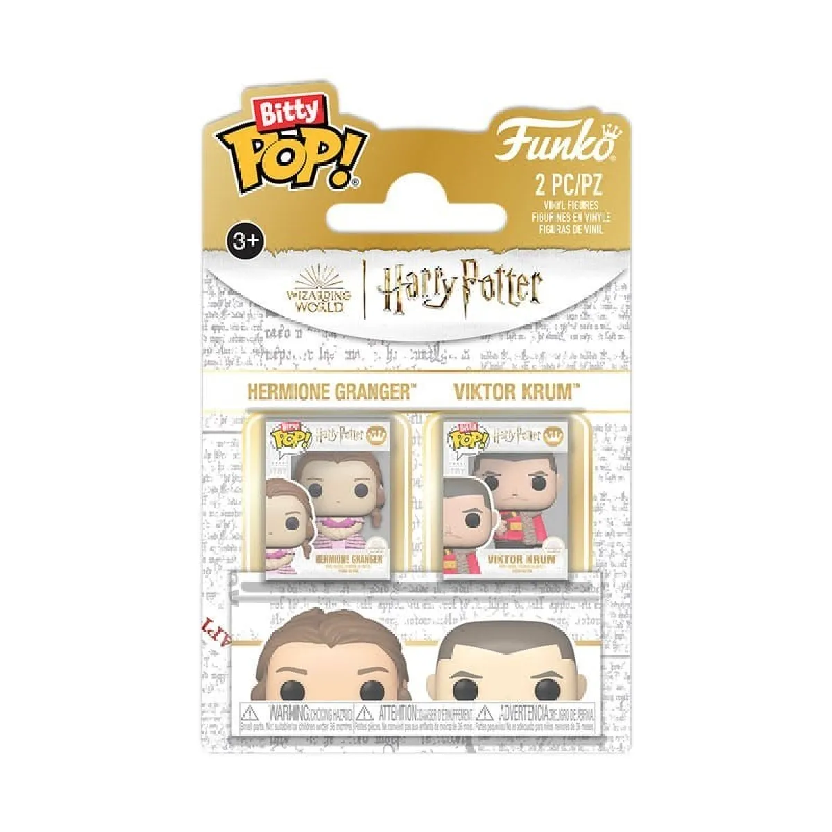 Harry Potter Pack 2 figurines Bitty POP! Hermione & Krum 2 5 cm - vue 1