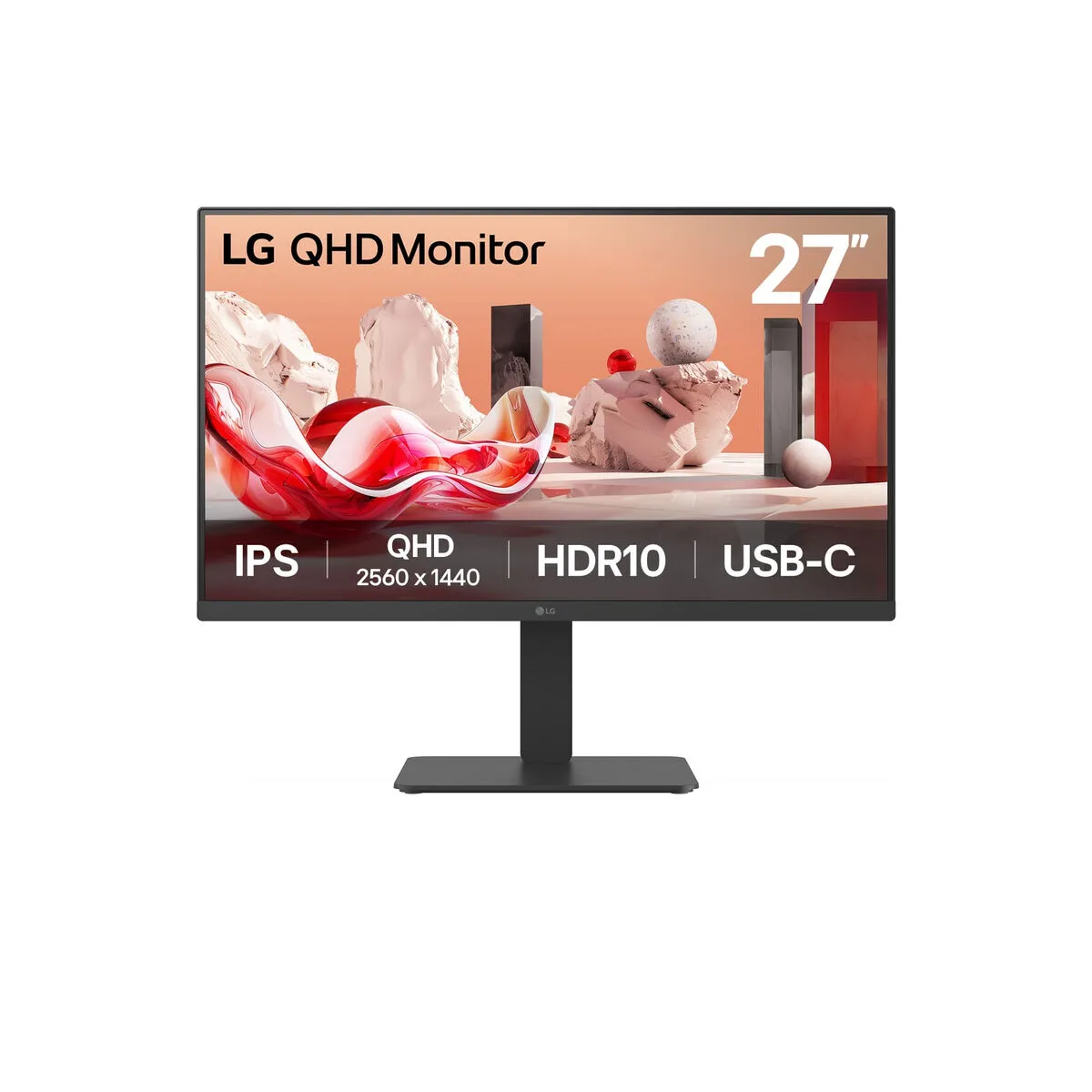 LG 27BA65QB B.AEU écran plat de PC 68 6 cm 27 2560 x 1440 pixels Wide Quad HD LED Neuf - vue 4