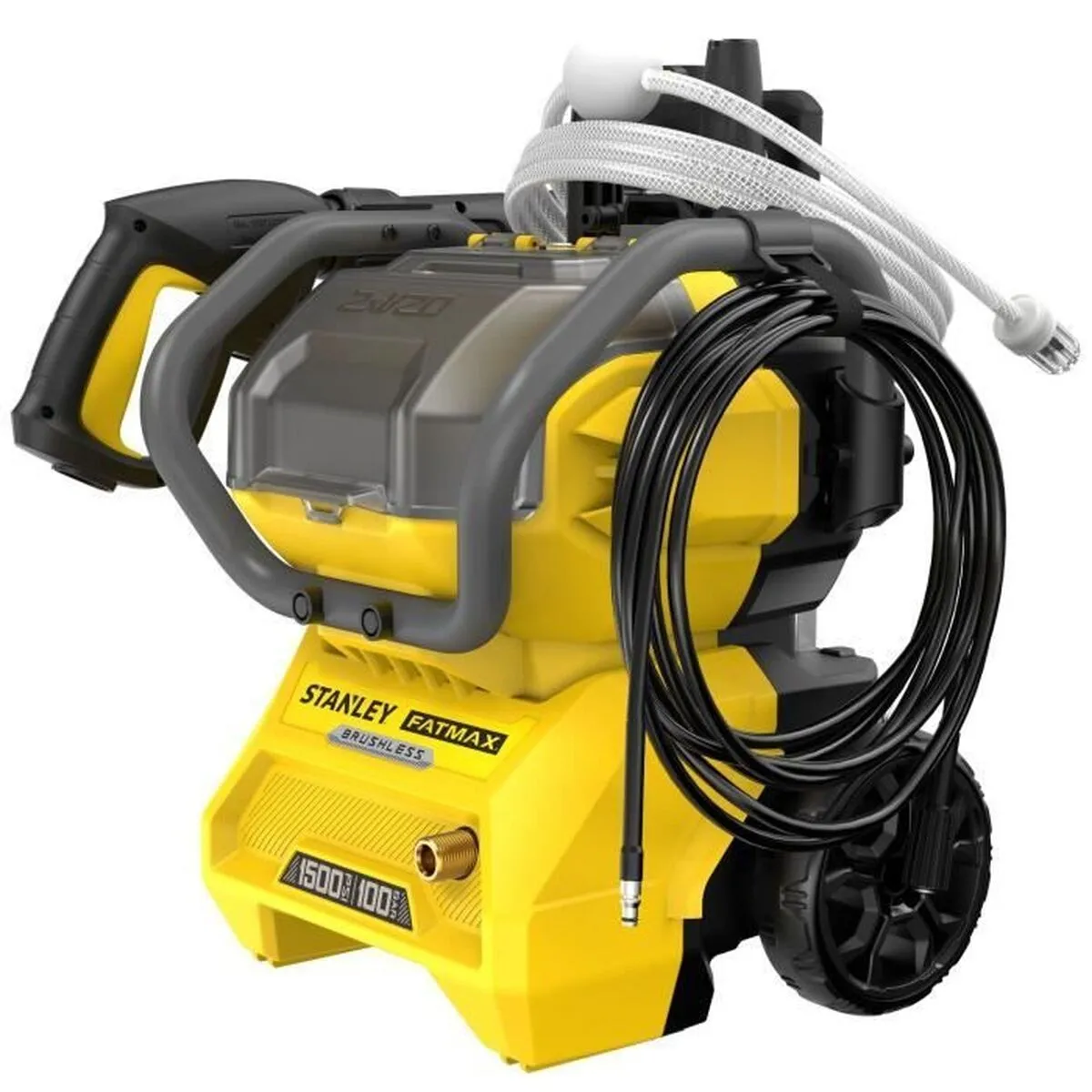Nettoyeur haute pression STANLEY FatMax SFMCPW1500B Moteur sans 2 vitesses 55 et 70 bars - vue 2
