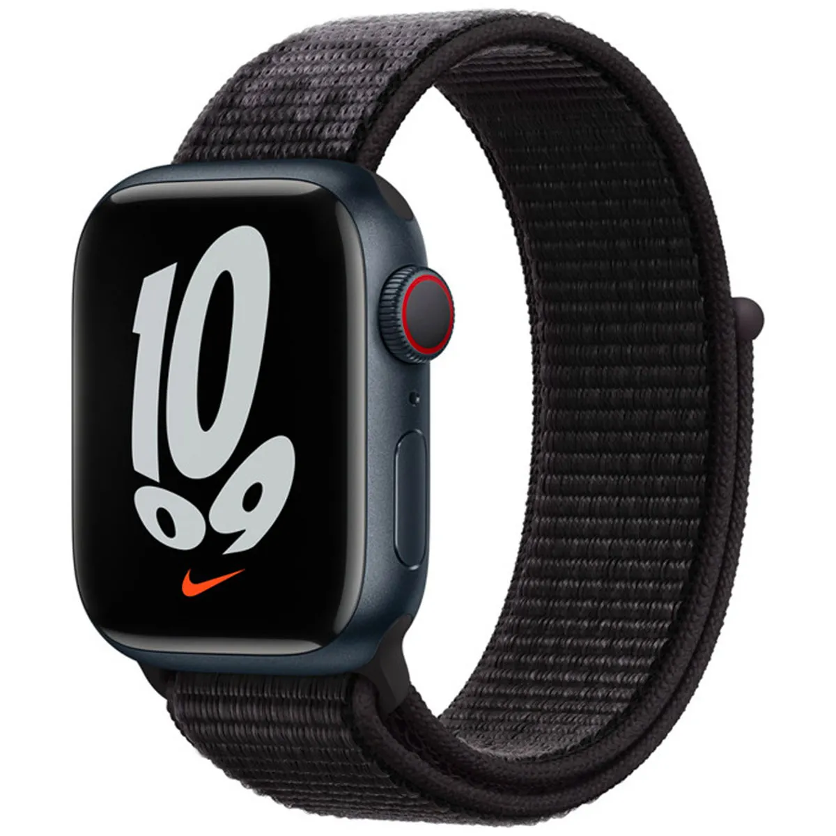 Bracelet Nike Sport Loop pour Apple Watch Series 1 t/m 11 / SE / Ultra (44/45/46/49 mm) - Noir / Gris
