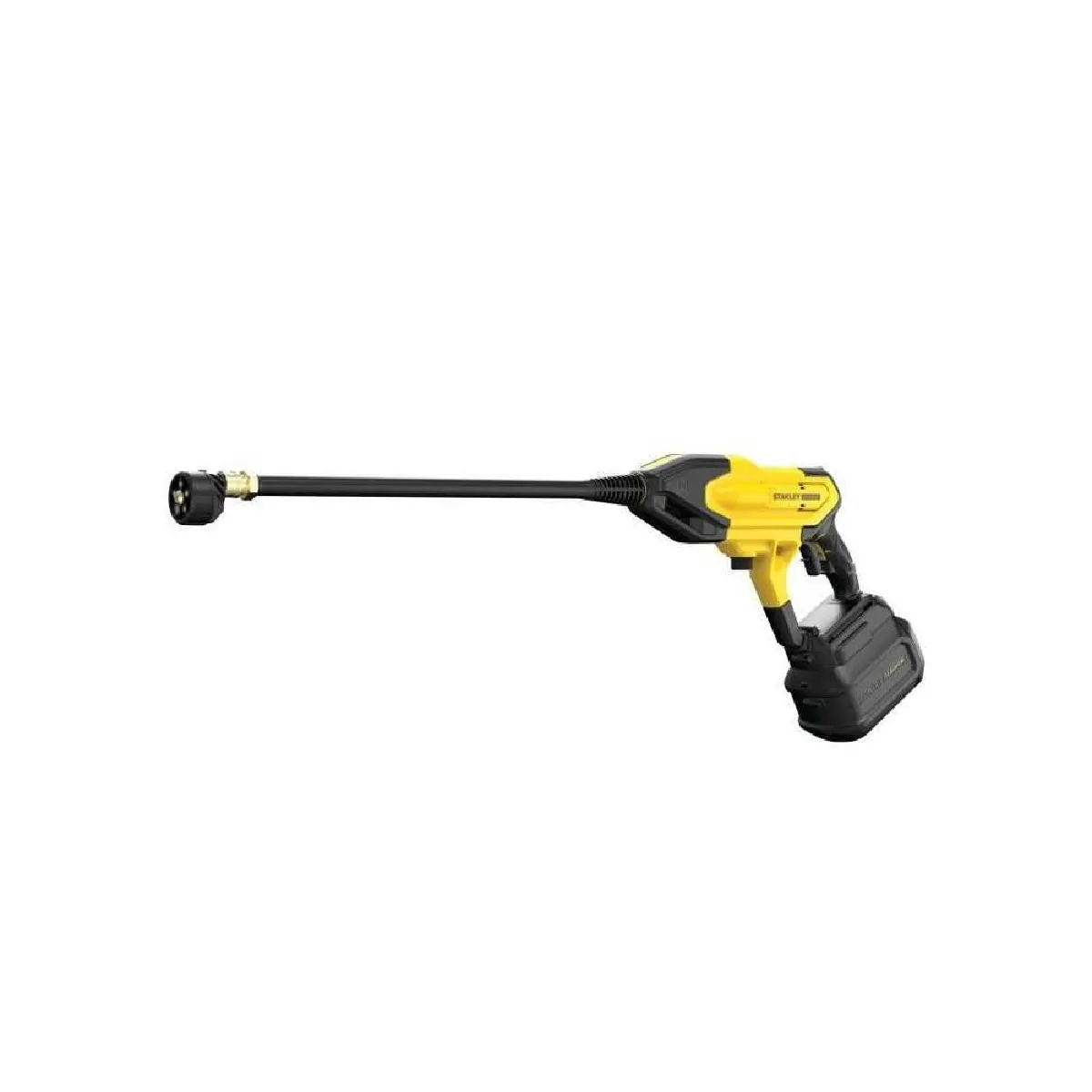 Nettoyeur à pression + batterie 4Ah + chargeur Stanley Fatmax SFMCPC93M1 QW 24 bars 18V Avec buse 5 en 1 - vue 2