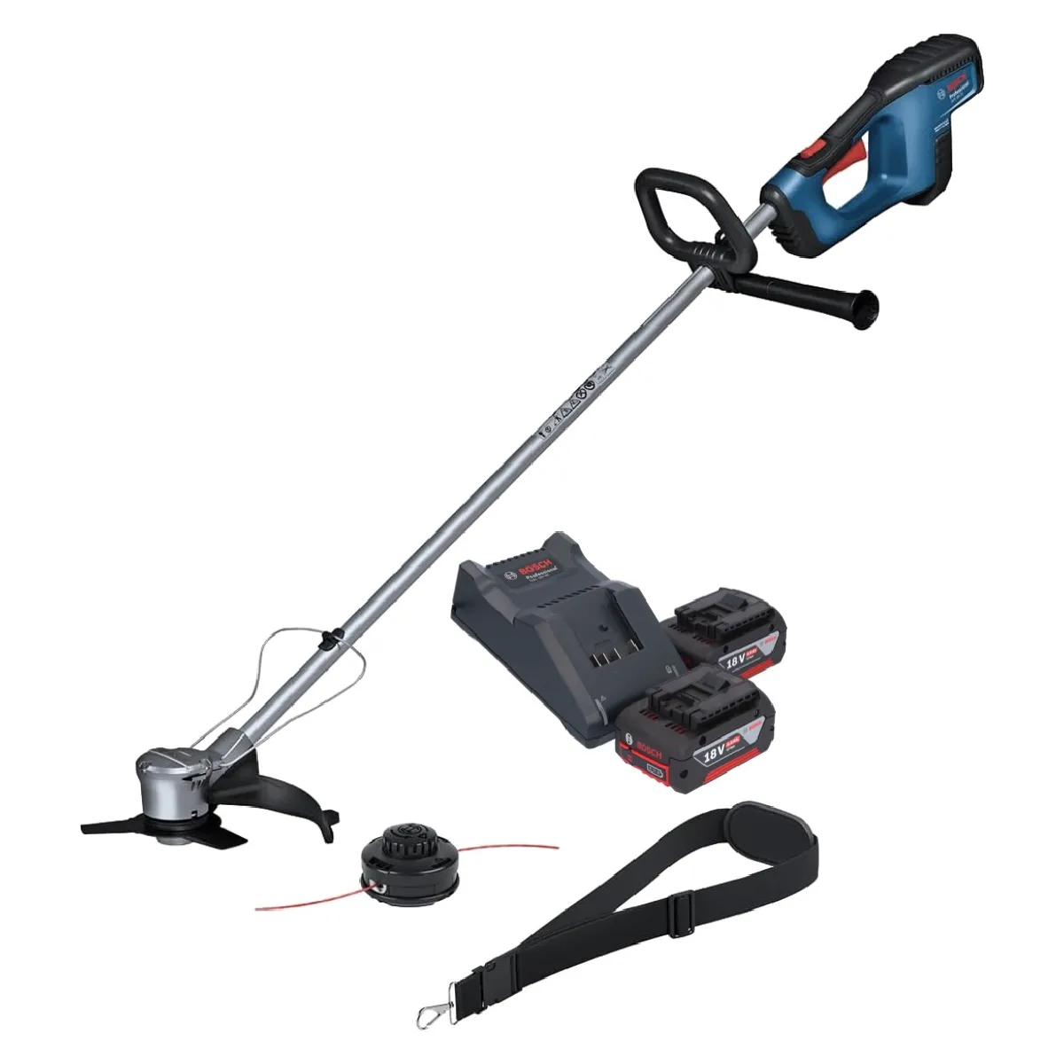 Coupe-Bordures Bosch EasyGrassCut 18V-260 – Moteur Brushless, 2x Batterie 2,0 Ah - vue 10