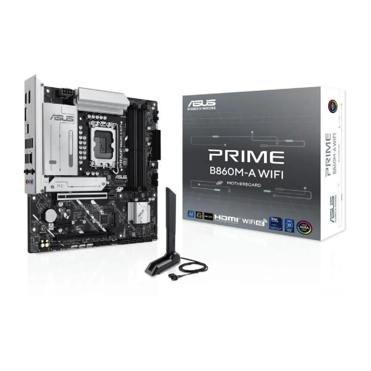 Carte mere - ASUS - PRIME B860M-A WIFI - Intel B860 LGA 1851 (Socket V1) micro ATX