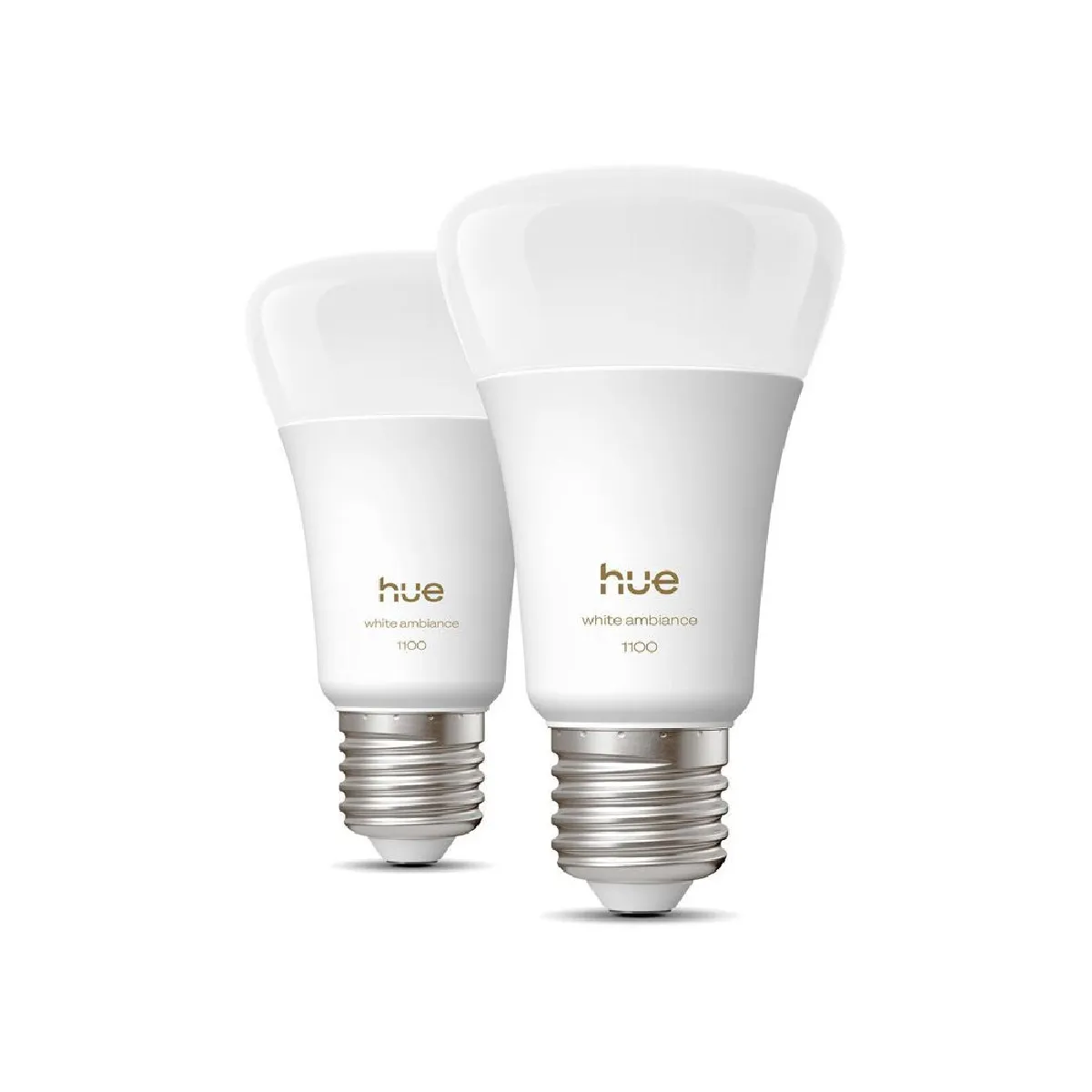 Philips Hue Blanche/Blanc White Ambiance Smart E27 Led 8,1 W 1 100 Lm Cct, Lot De 2 - Image 4