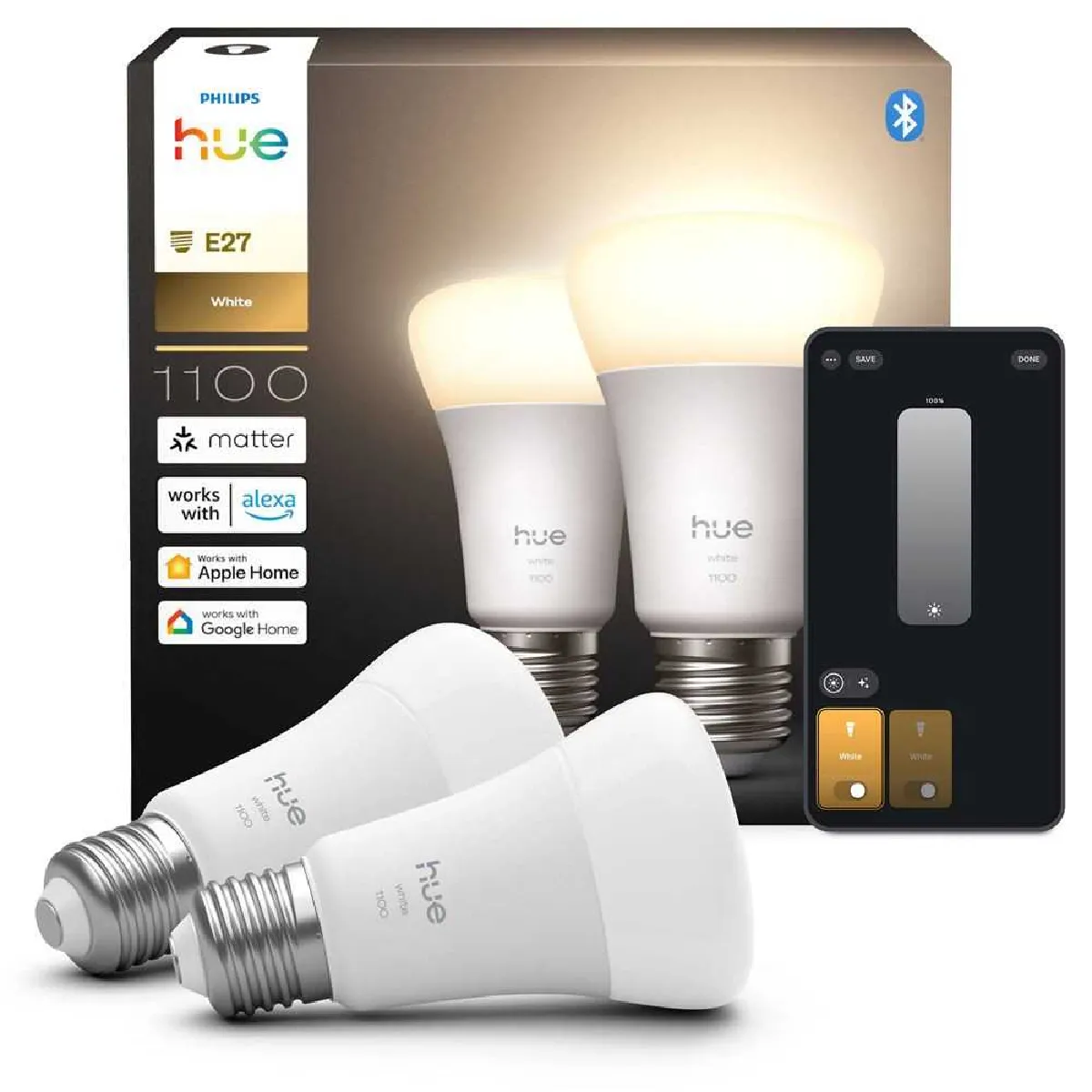 Philips Hue Blanc Ampoule Connectée E27 - Image 4