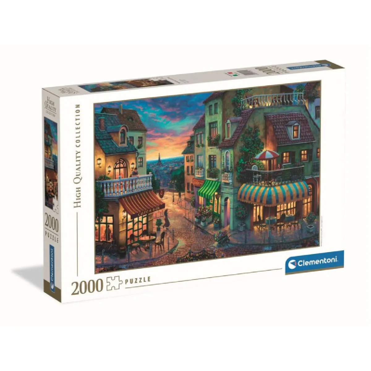 Puzzle 2000 pièces Clementoni Rues d'Europe