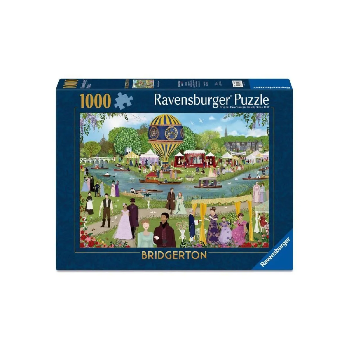 Puzzle 1000 pièces : Voir et être vu Bridgerton Ravensburger France - vue 4