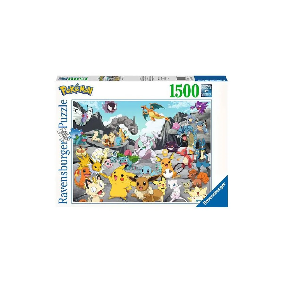 Puzzle 1500 pièces Pokémon Classics Ravensburger France - vue 7