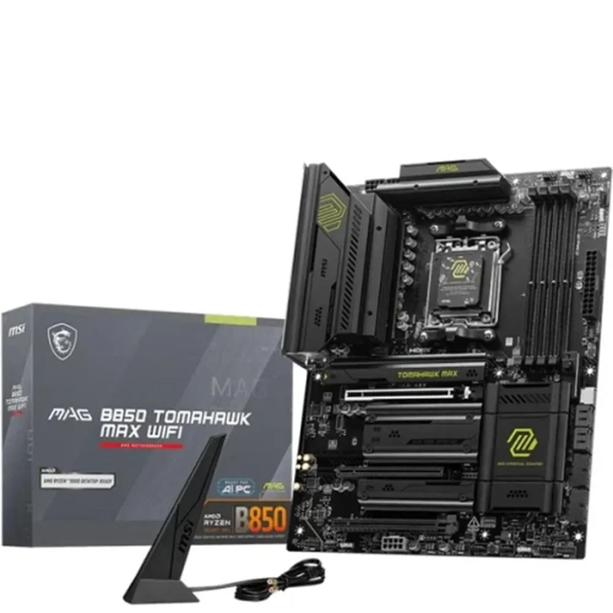 Msi Blanc Mag B850 Tomahawk Max Wifi Carte Mère Amd B850 Emplacement Am5 Atx - Neuf - Image 5