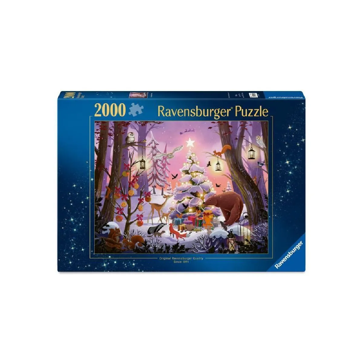 Puzzle 2000 pièces : de Noël enchantée Ravensburger France - vue 6