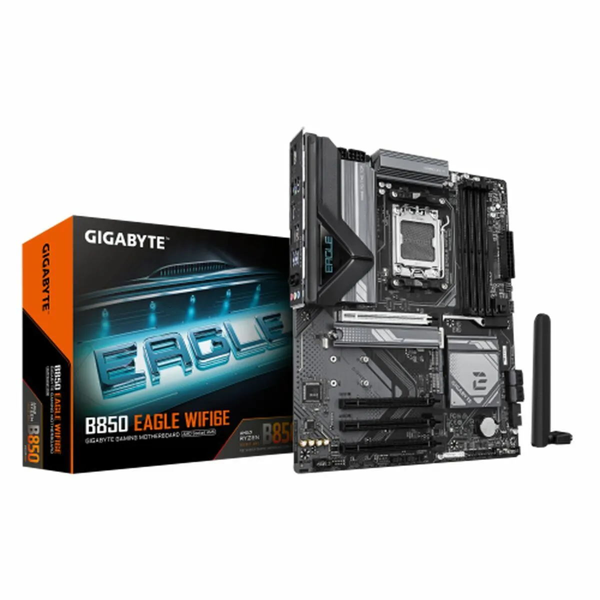 Carte mère Gigabyte B850 EAGLE WIFI6E AMD B850 Socket AM5 DDR5 ATX WiFi 6E PCIe 5.0 M.2 RAID - Image 7
