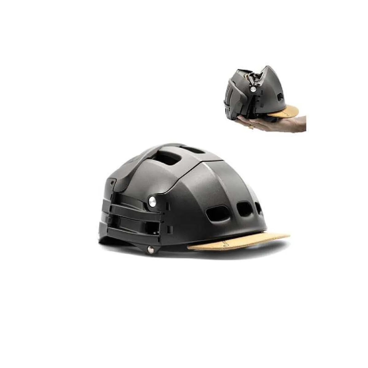OVERADE Casque v&eacute;lo  PLIXI TITANIUM GREY S M