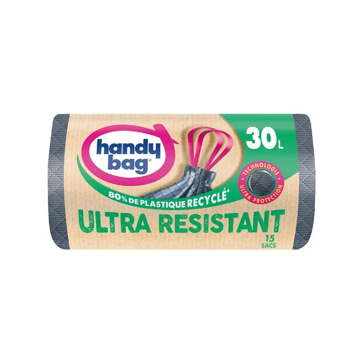 Sac Poubelle Ultra résistant Handy Bags Les 15 Sacs - vue 2