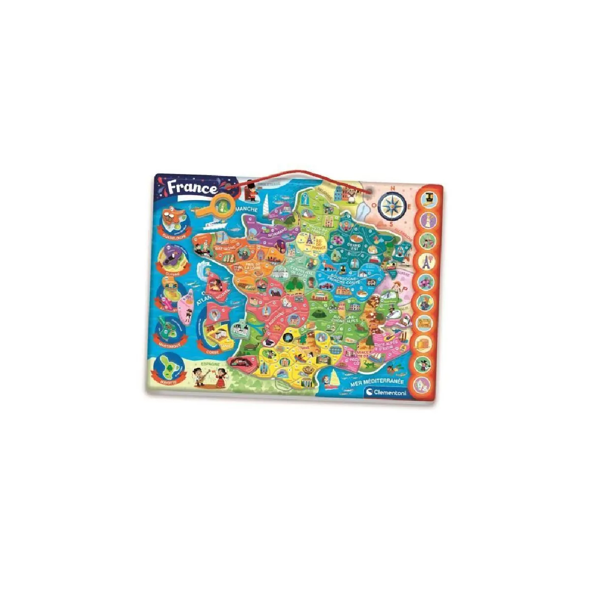 CLEMENTONI - Puzzle magnétique de la France