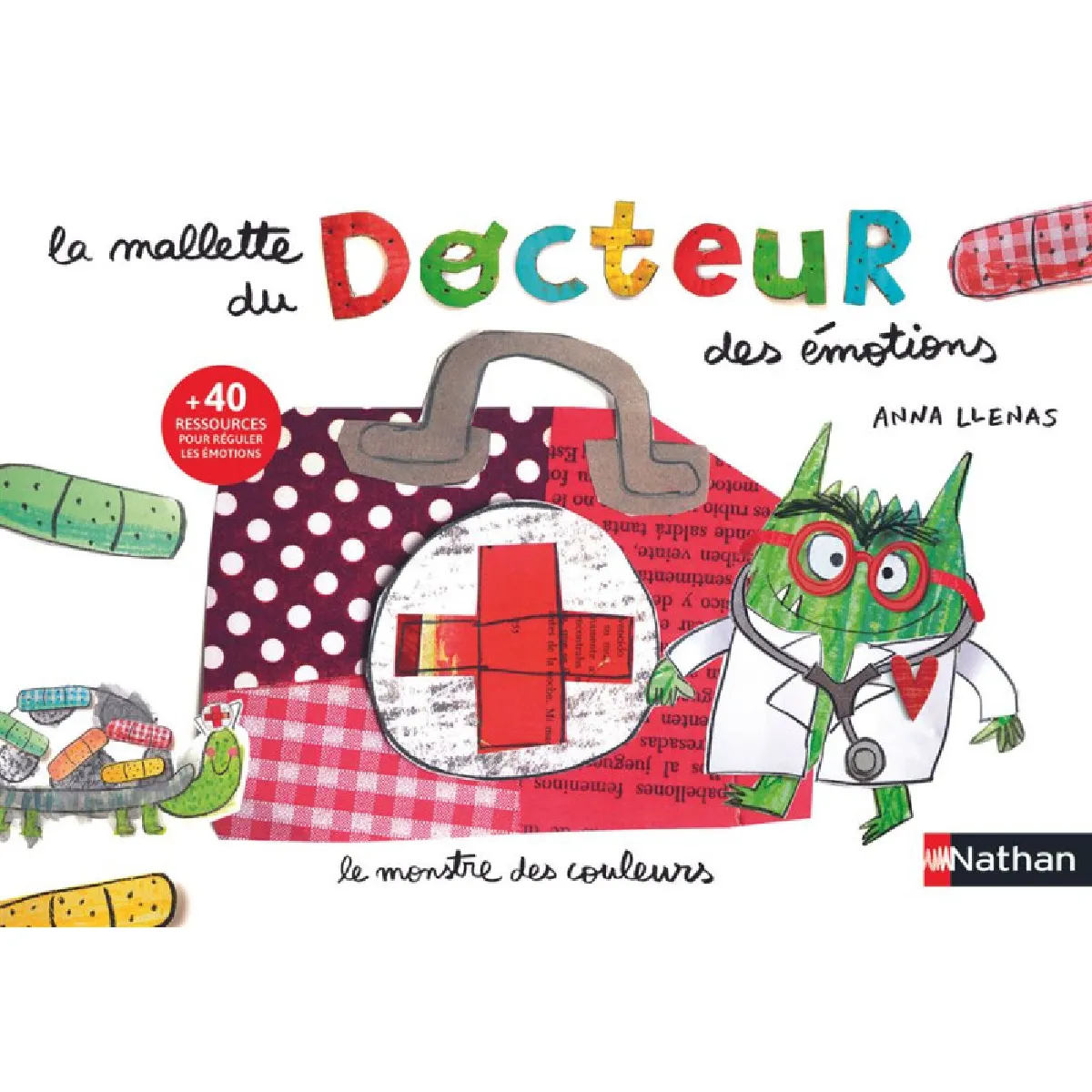 NATHAN la Mallette du Docteur des Emotions Education Positive Monstres des Couleurs Coffret d'Activités Originales Apprendre à Gérer Ses émotions A partir de - vue 3