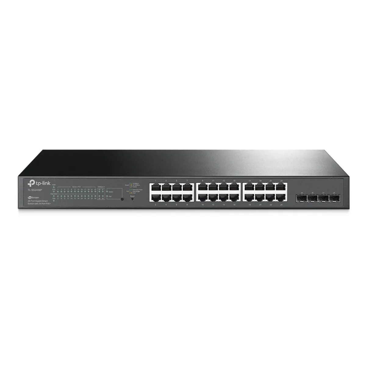 TP Link Omada TL SG2428P Géré L2L2+ Gigabit Ethernet 101001000 Connexion Ethernet supportant 'alimentation via ce port PoE 1U Neuf - vue 6