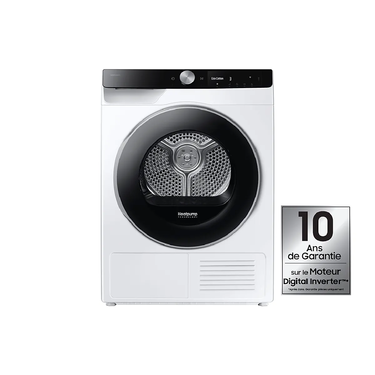 Sèche-Linge Pompe À Chaleur Samsung DV90DG6845LK – 9 Kg, Wi-Fi, OptimalDry - vue 5