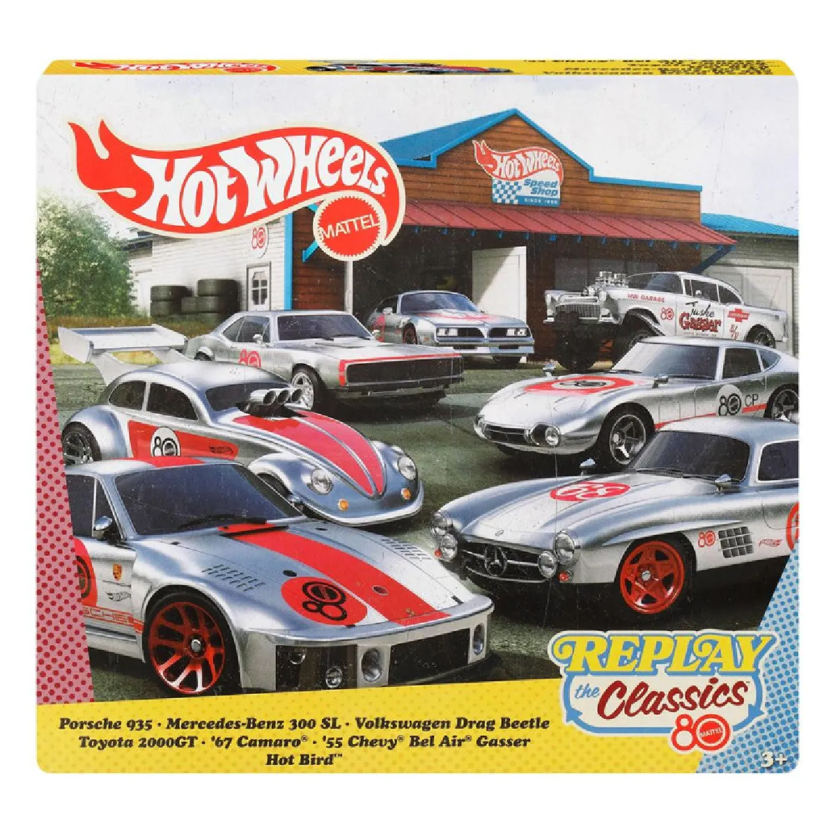 Pack 7 véhicules Hot Wheels Mattel - vue 2