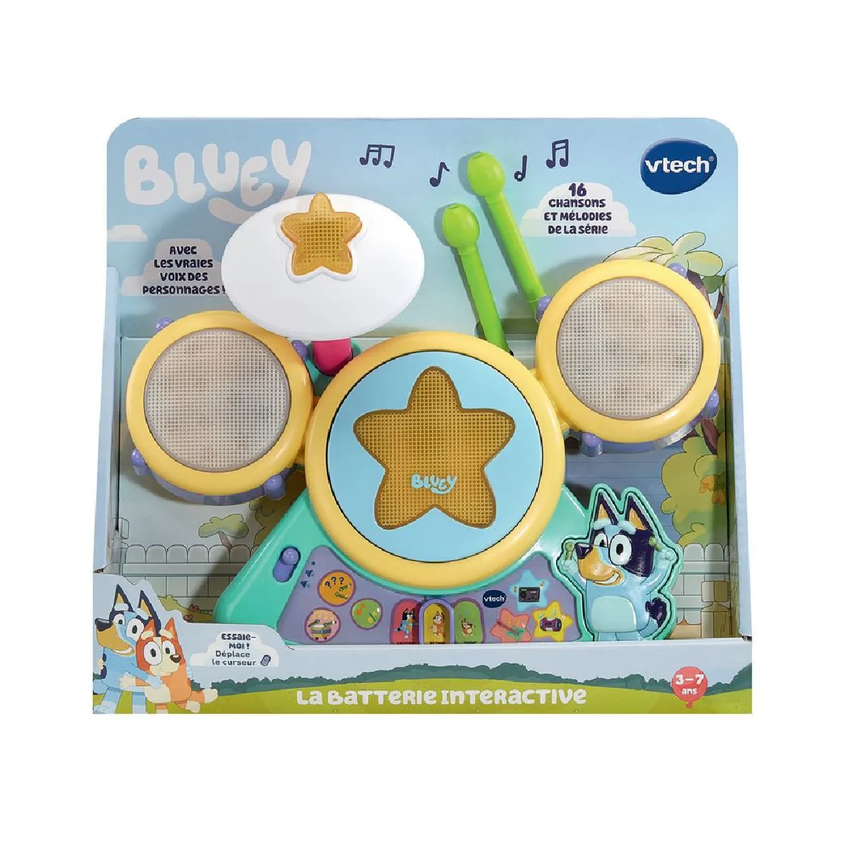 Jeu éducatif musical Vtech Bluey La batterie interactive