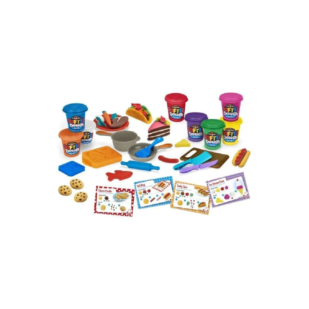 Kit De Pâte À Modeler LEXIBOOK – Douce Et Malléable Super Chef Avec 20+ Accessoires - vue 2