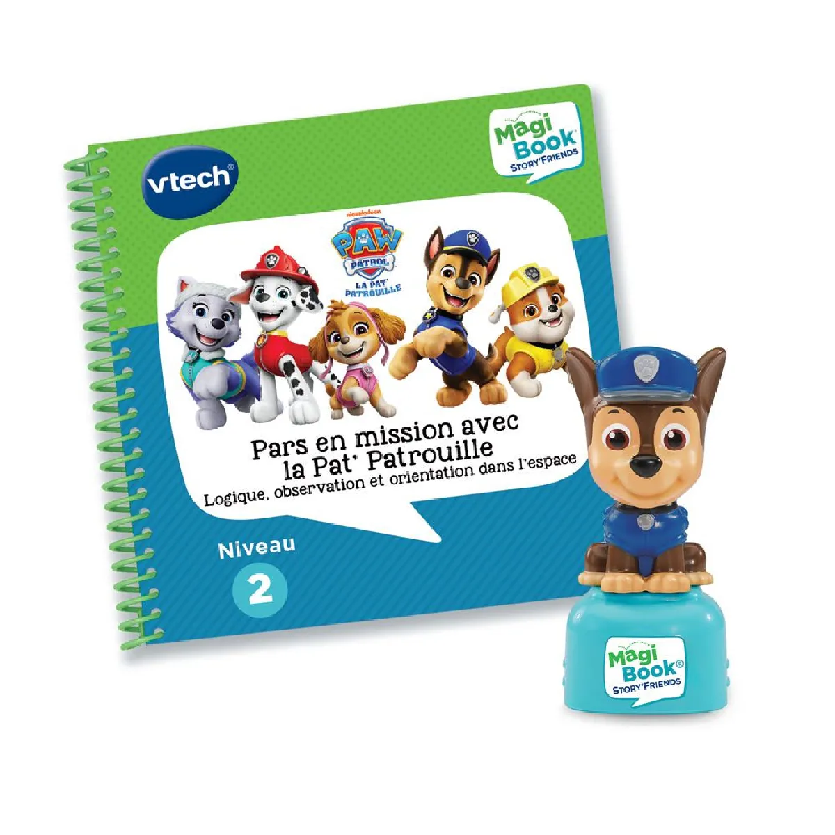 Livre interactif Vtech MagiBook Story’Friends Pars en mission avec Paw Patrol La Pat' Patrouille et Figurine - vue 7