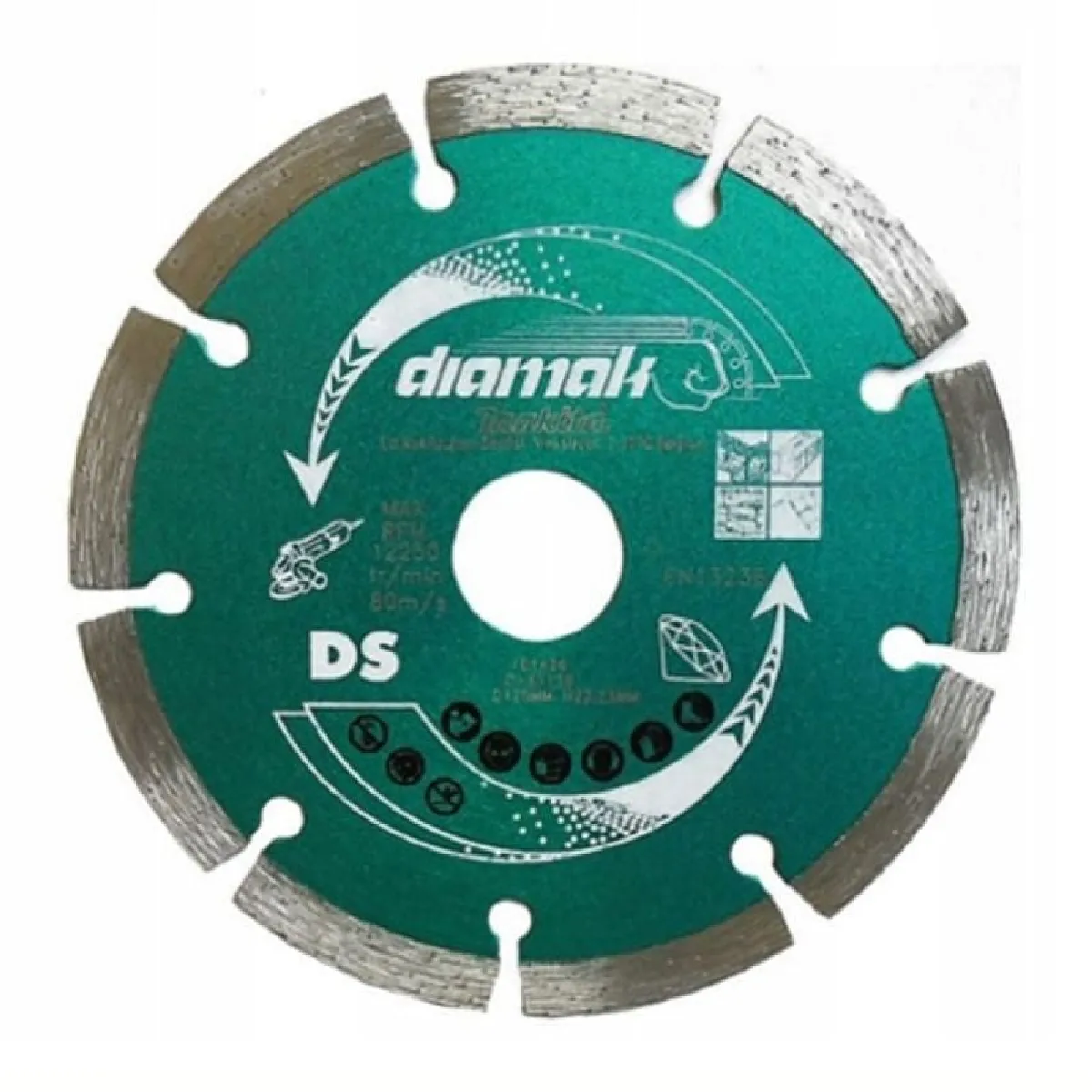 Disque de decoupe Makita D 65246 Disque Diamant Makita Diamak 230 Mm - vue 2