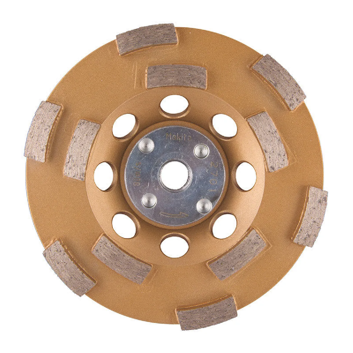 Plateau de ponçage diamant à double segment. Pour la finition moyenne du béton Makita B 48549 - vue 2