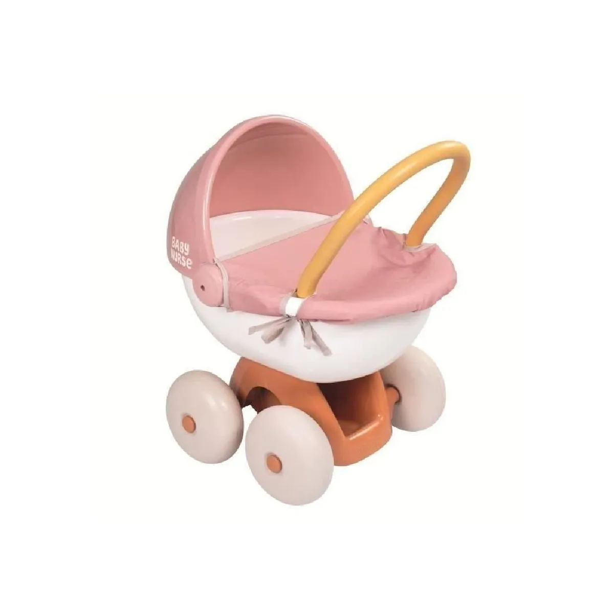 Smoby Baby Nurse Landau Câlin pour Poupons et Poupées Jusqu'à 42 cms Roues Silencieuses Bac de Rangement Tissu Lavable Matière Recyclée A Partir de Fabrication Française - vue 8