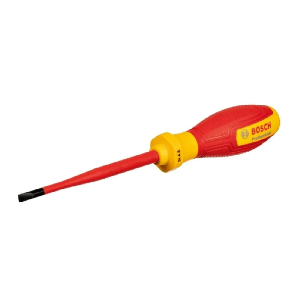Bosch Professional tournevis VDE plat 45x100 certifié jusquà 1 000 V isolé avec un élastomère thermoplastique TPE - vue 3
