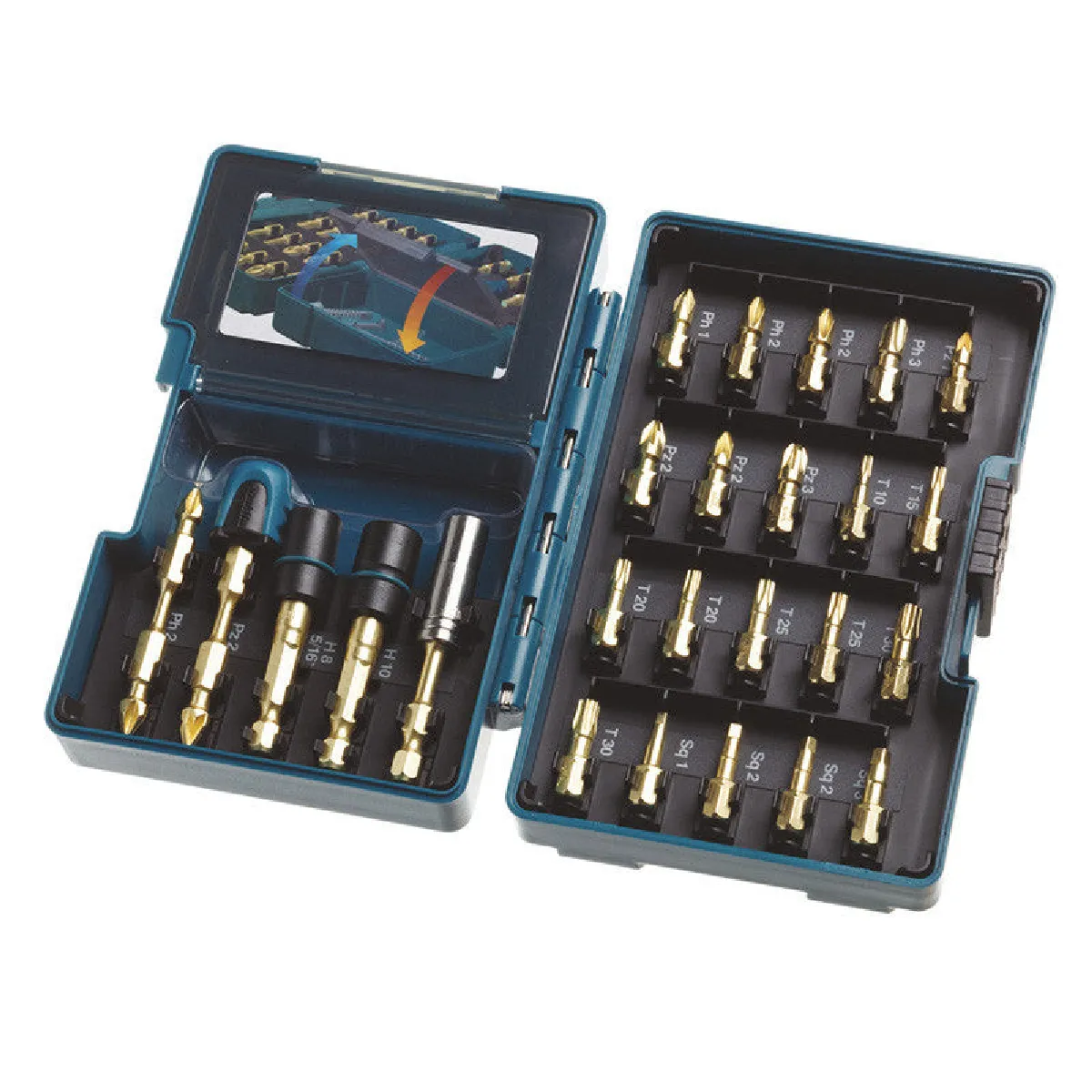 Coffret de 26 embouts de vissage MAKITA B 49921 - vue 3