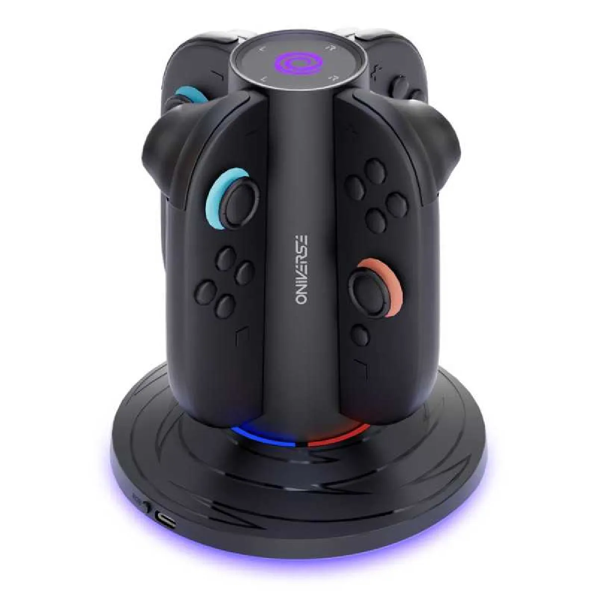Oniverse Noir Support De Charge 4 Joycons Pour Nintendo Switch™ 2 - Image 2