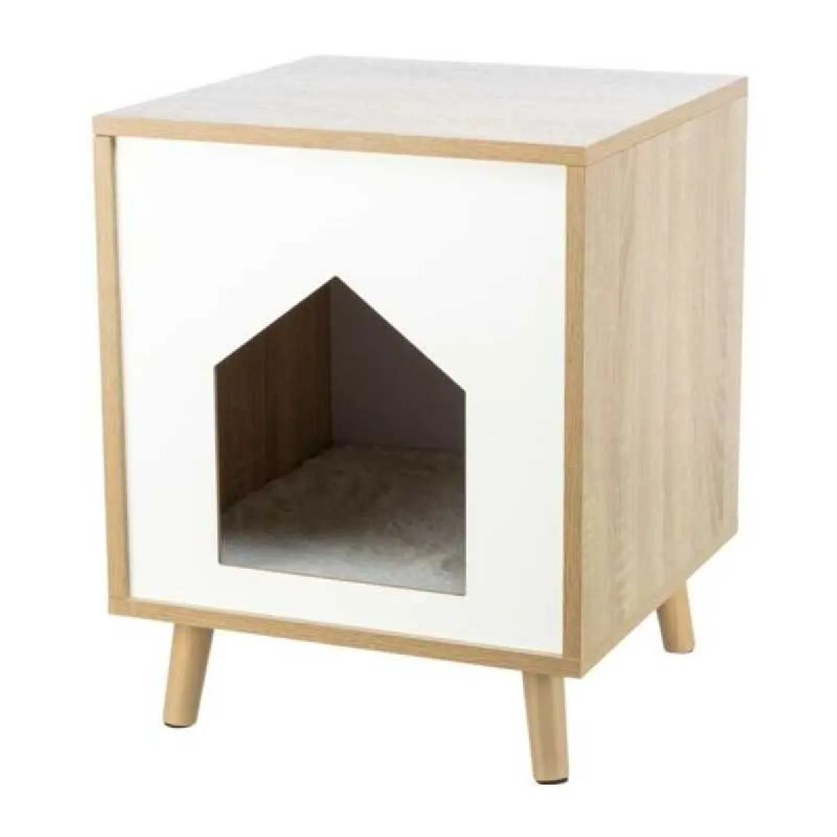 Trixie Marron Corbeille Pour Chat En Mousse Isa - 40 X 50 X 40 Cm