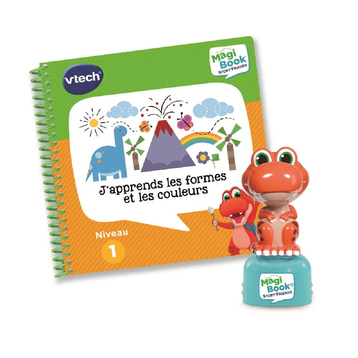 Livre interactif Vtech MagiBook Story'Friends J'apprends les formes et les couleurs avec Figurine - vue 7