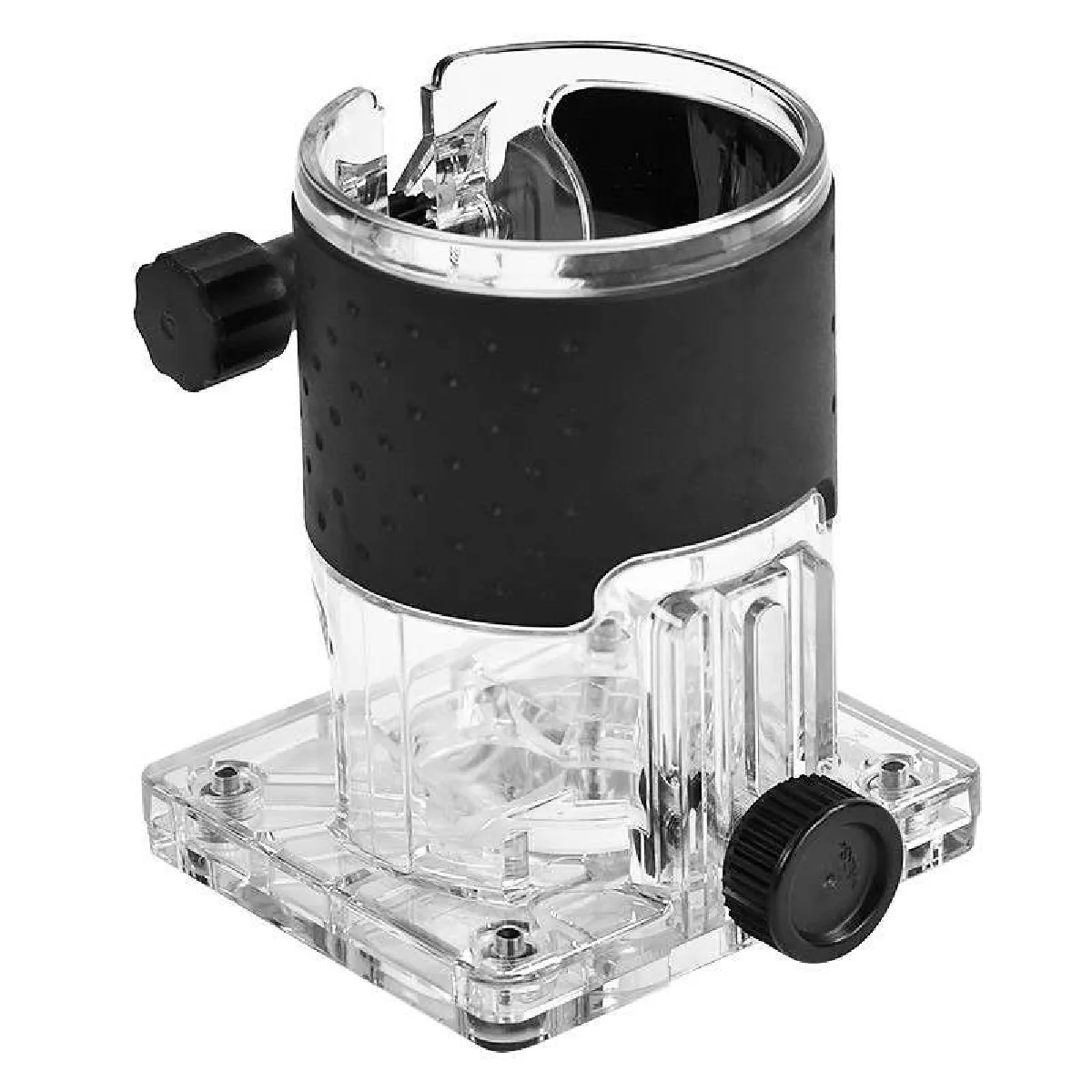 Semelle transparante avec réglage de précision pour affleureuses Makita 194267 1 - vue 2