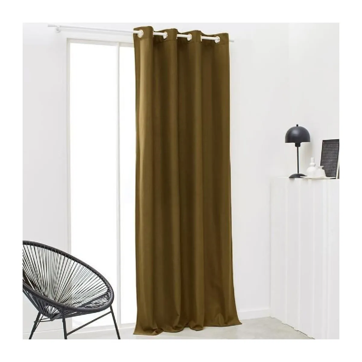 Rideau TODAY Rideau isnt thermique essential uni - 140 x 240 cm - bronze