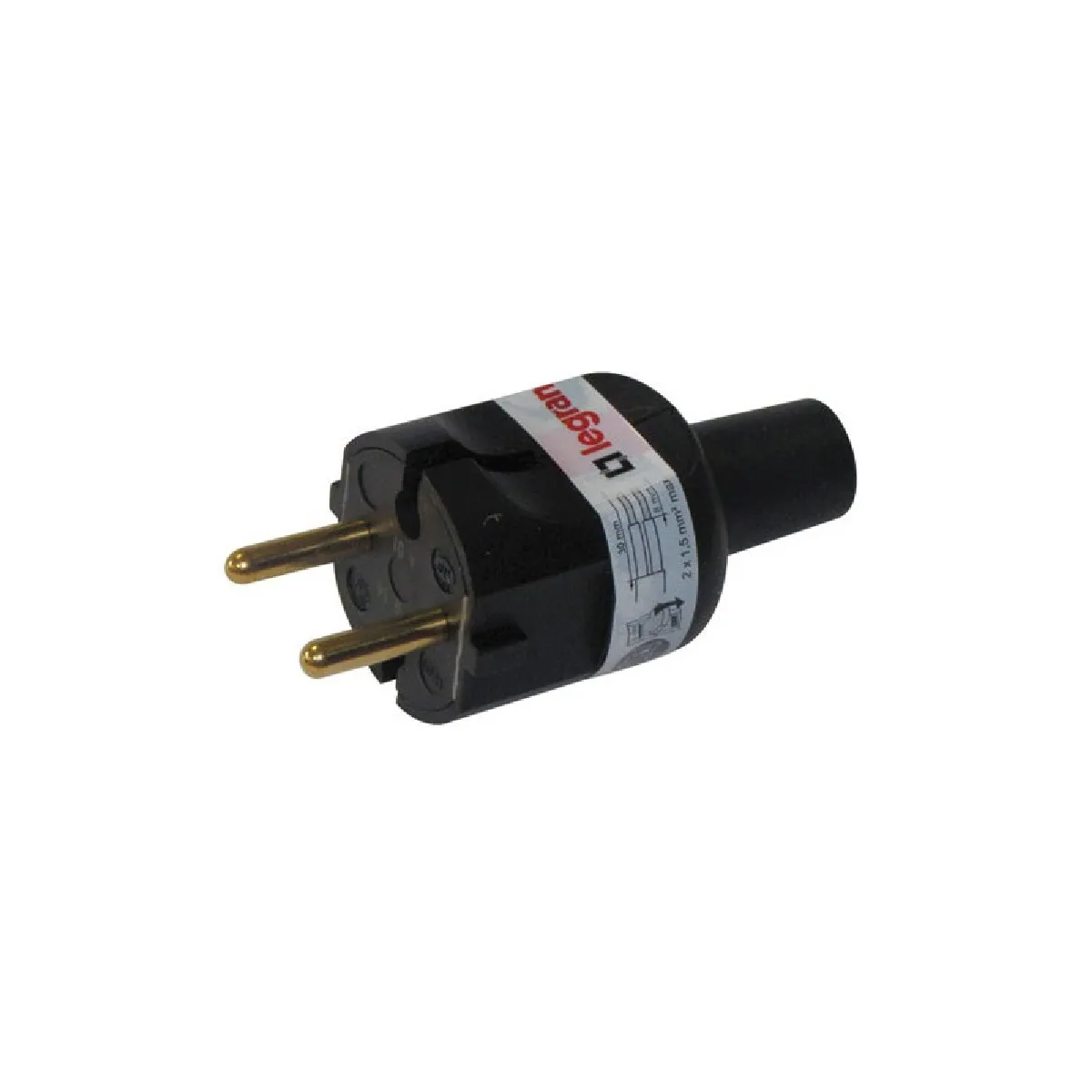 Legrand Noire Fiche M 2P 16A Caout.sd Vrac - 050181