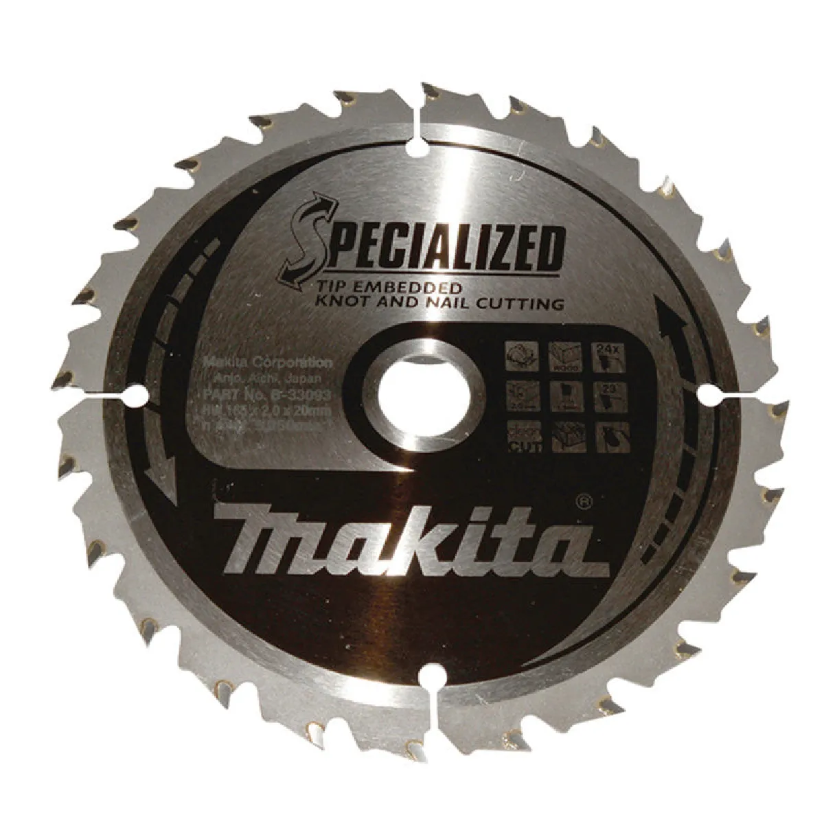 Makita SPECIALIZED 185 mm - vue 5