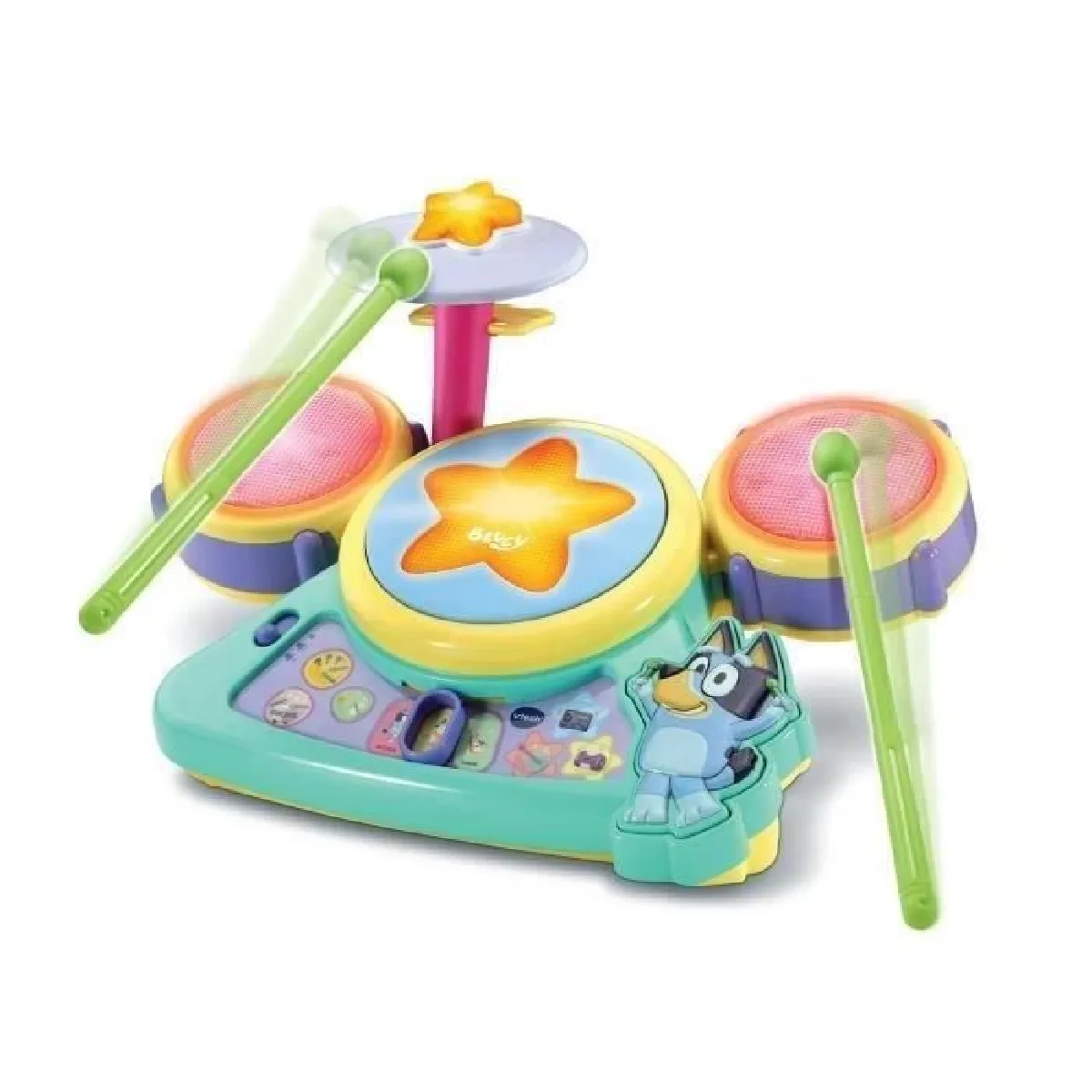 Vtech Multicolore Jeu Éducatif Musical Bluey La Batterie Interactive - Image 2