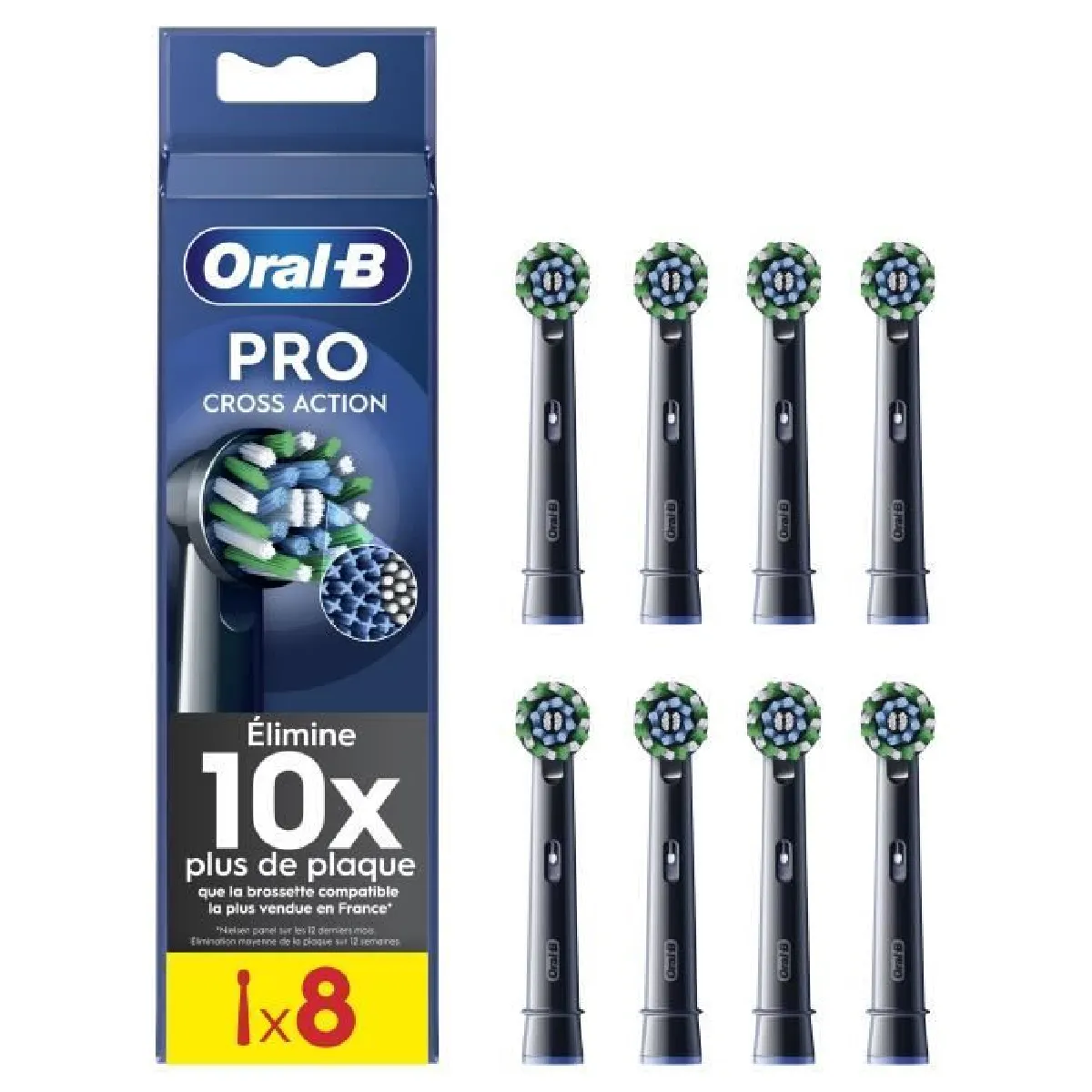 Brossette Dentaire Cross Action X8 X filaments Oral B Le Lot De 8 Brossettes - vue 8