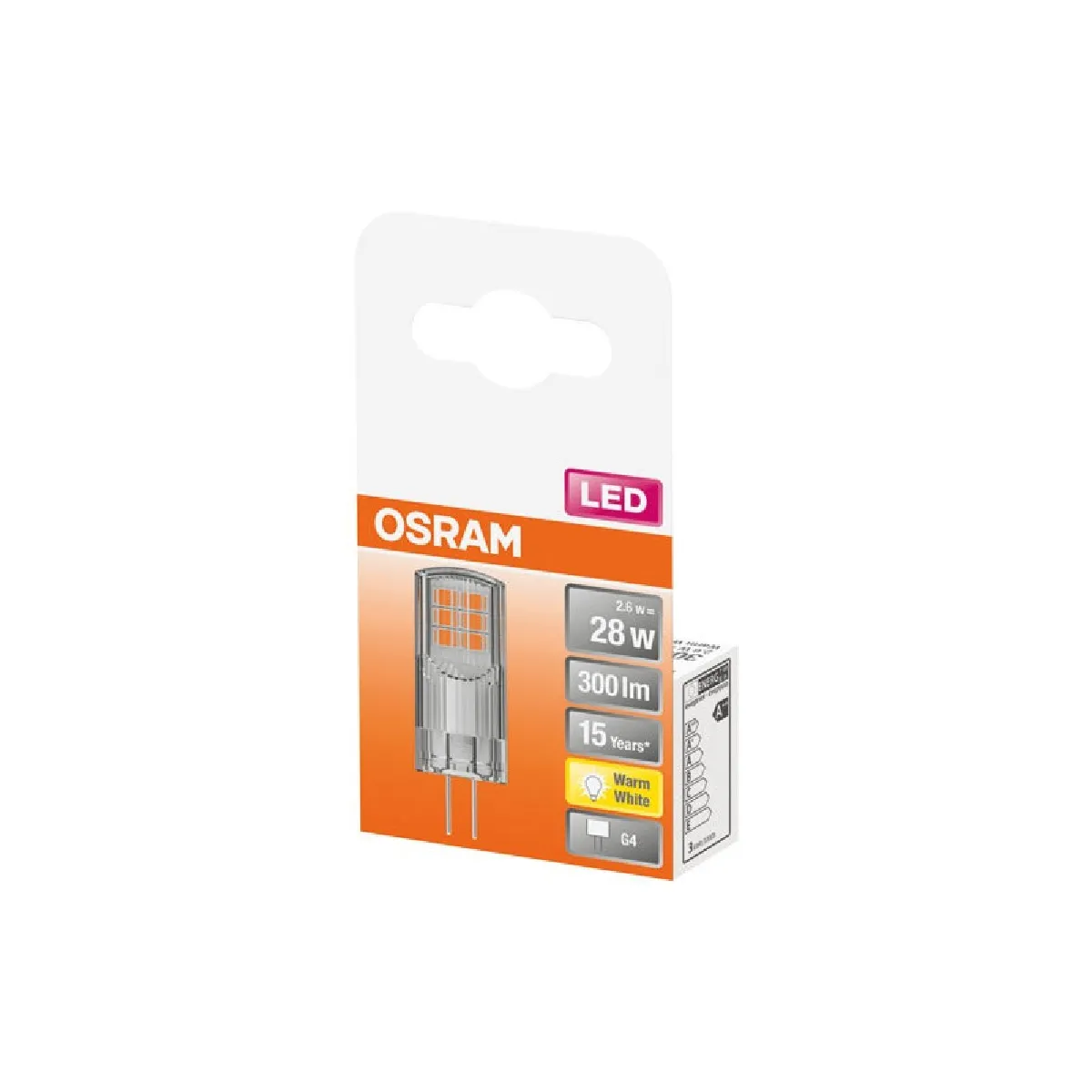 OSRAM LED capsule G4 300lm chaud - vue 4