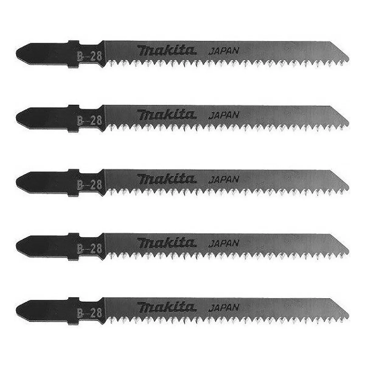 Lame HSS affûtée et dépouillée . Idéale pour scier des panneaux contreplaqués Makita A 80391 - vue 2