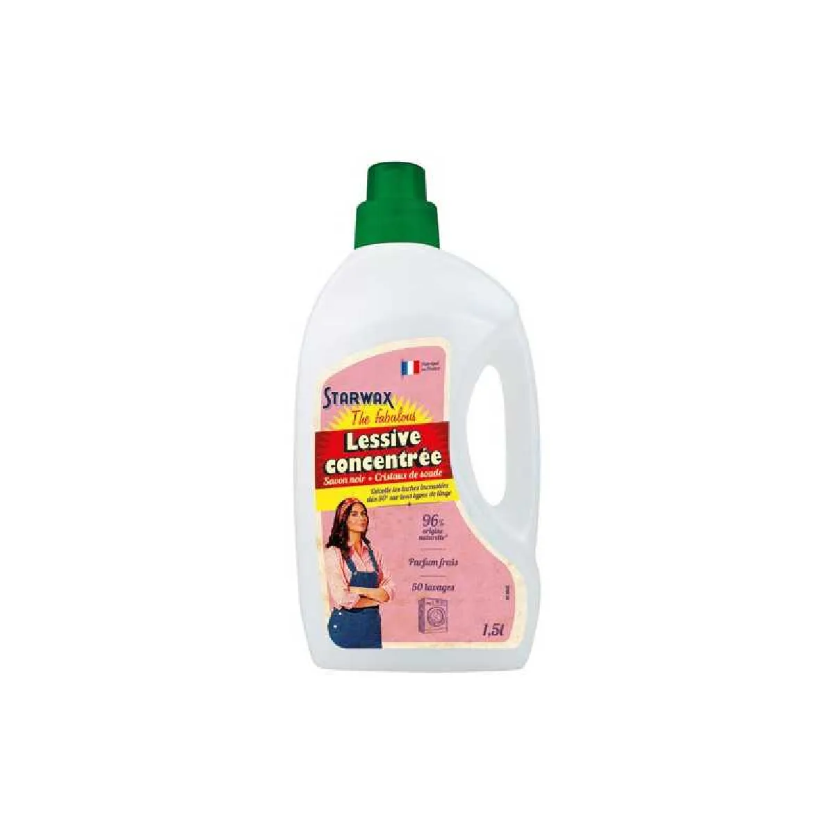 Générique Noir Lessive Liquide Concentrée The Fabulous - 1,5 L