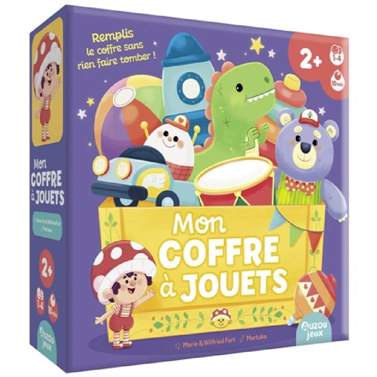 Auzou Multicolore Jeu D'adresse Mon Coffre À Jouets - Image 2