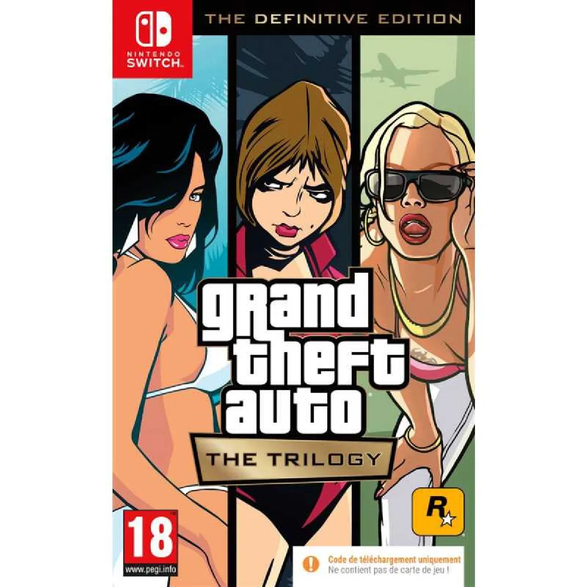 Take-Two Interactive Grand Theft Auto: The Trilogy - The Definitive Edition Code In A Box Nintendo Switch - Image 3