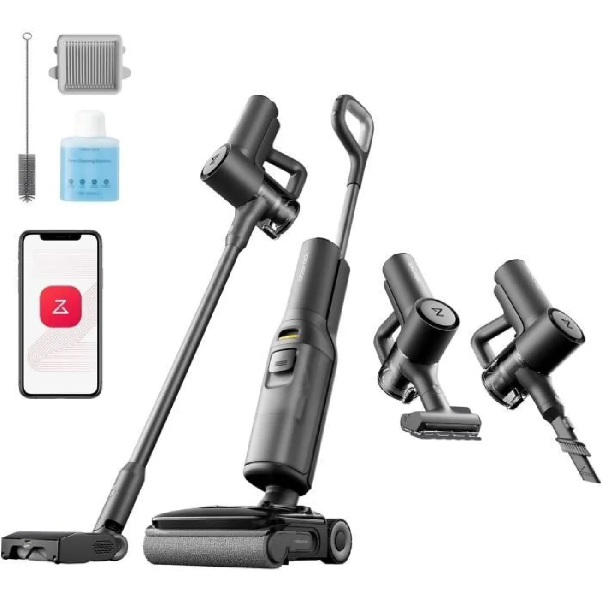 Joom Octopia Roborock F25 Ace Combo - Aspirateur Laveur Sans Fil 5-En-1 - Puissance 20 Kpa - Lavage À Chaud À 90 °C - Auto-Nettoyage Automatique - Image 3