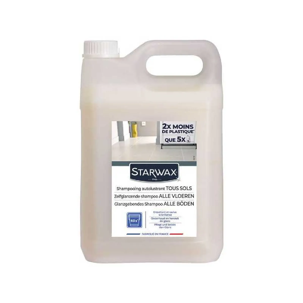 Starwax Shampoing Autolustrant 2-En-1 - 5 L