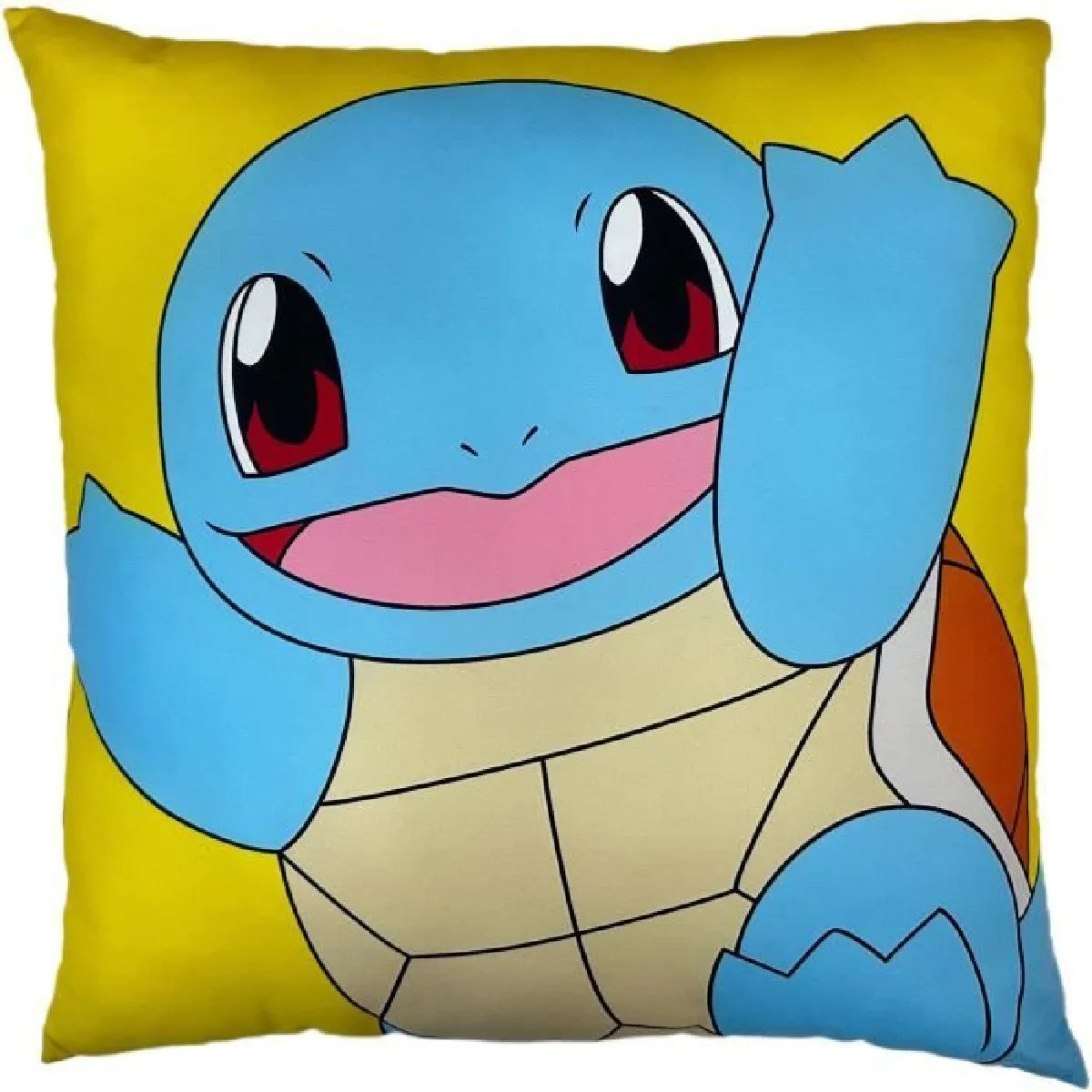 Coussin double face Carré POKEMON Pikachu et Carapuce Microfibre 40 x 40 cm - vue 2