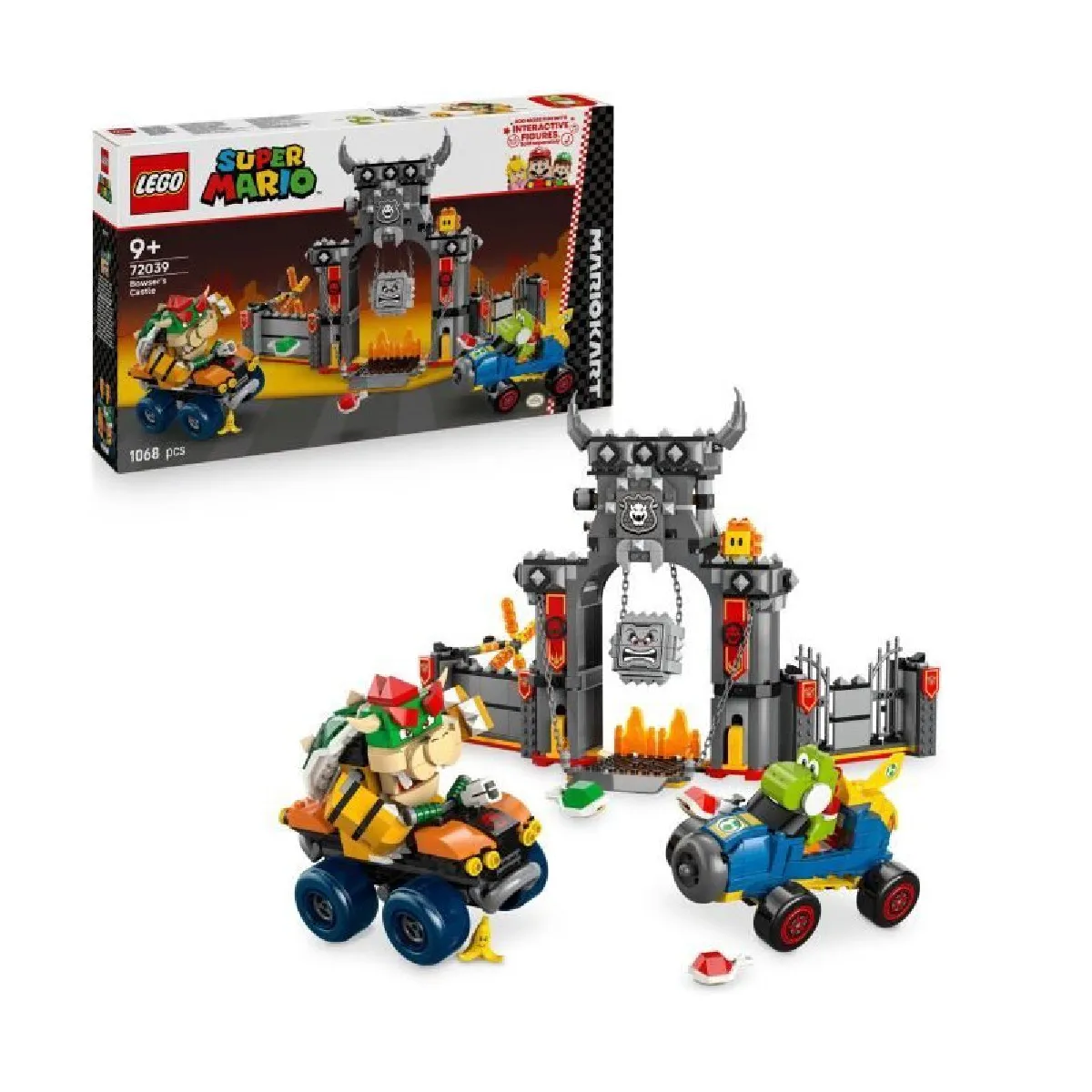 LEGO Super Mario 72039 Mario Kart – Château de Bowser - Jeu de Construction des 9 ans