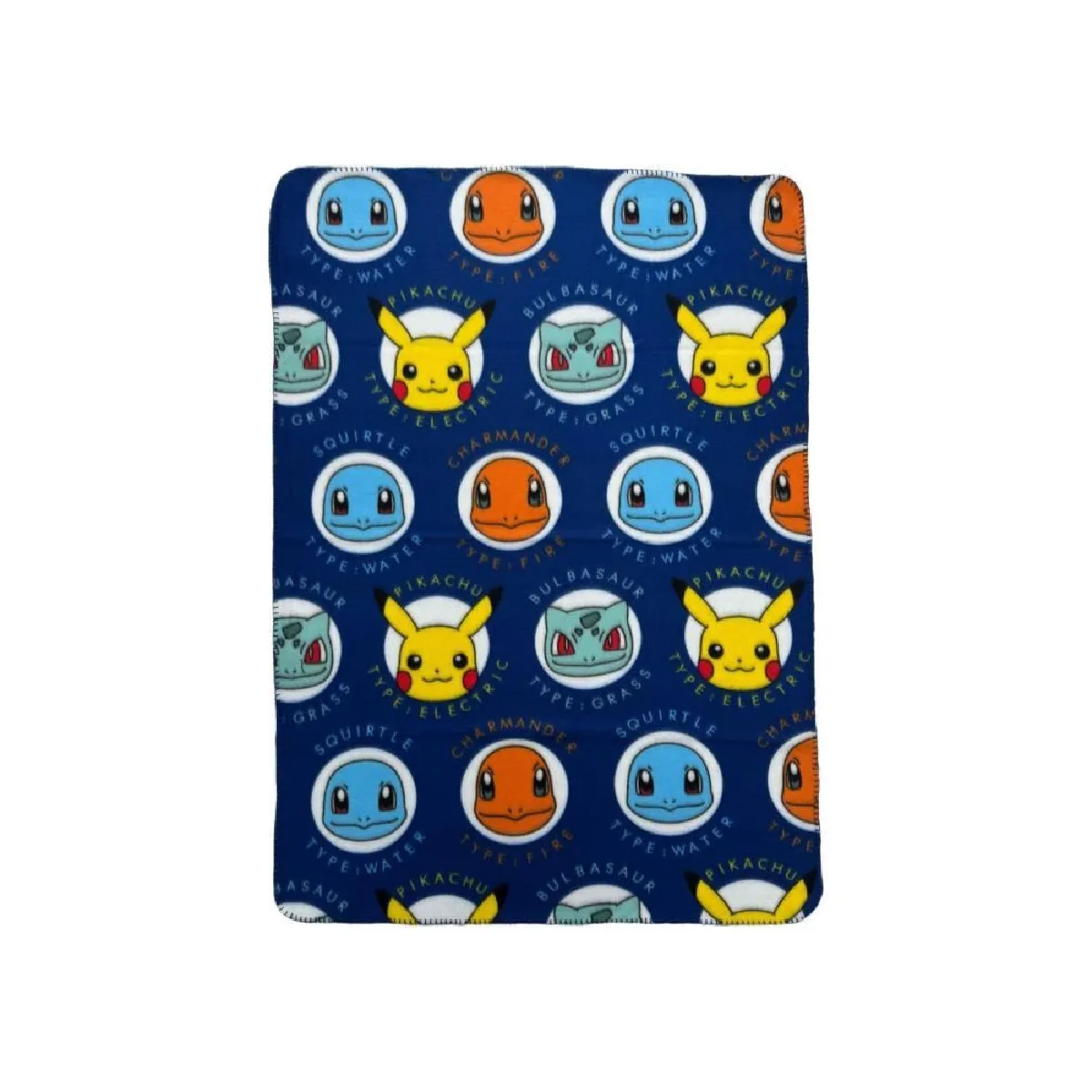 Plaid POKEMON Visages 100 x 140 cm - vue 2