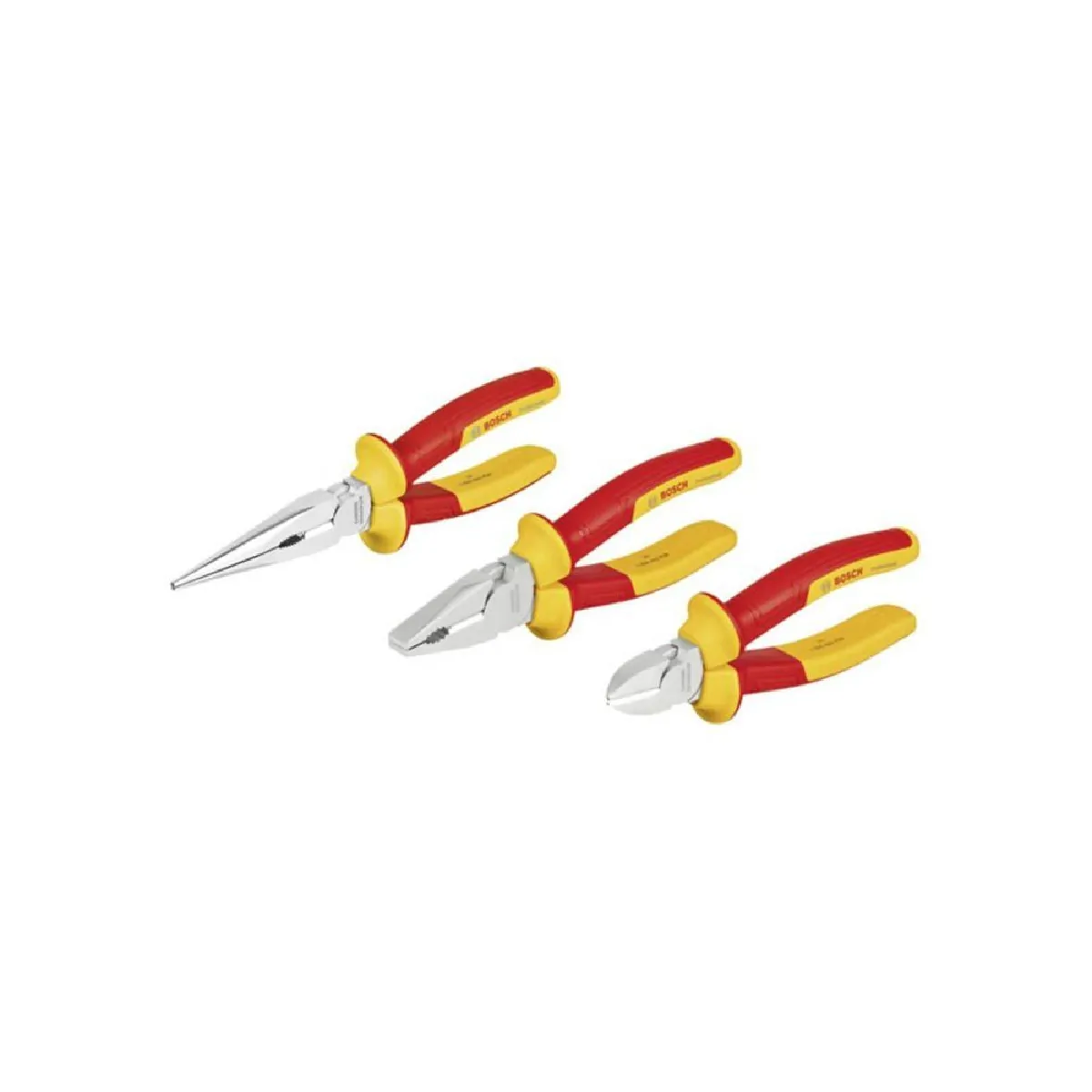 Vde Zangen set Professional 3 teilig rotgelb - vue 5